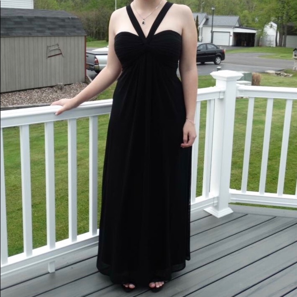 Elegant Black prom or formal dress size 12